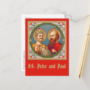 Tarjeta postal de SS. Pedro y Pablo, Apóstoles (JM