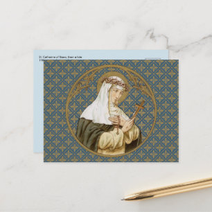 Tarjeta postal de Sta. Catalina de Siena (BK 19)