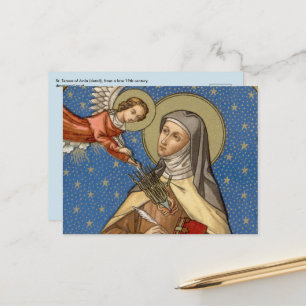 Tarjeta postal de Sta. Teresa de Ávila (SAU 28)