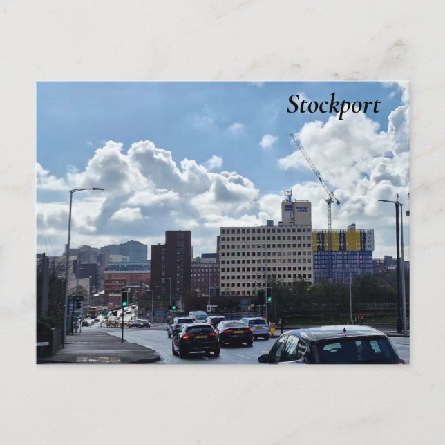 Tarjeta postal de Stockport (Anverso)