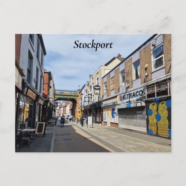 Tarjeta postal de Stockport (Anverso)