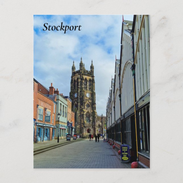 Tarjeta postal de Stockport (Anverso)