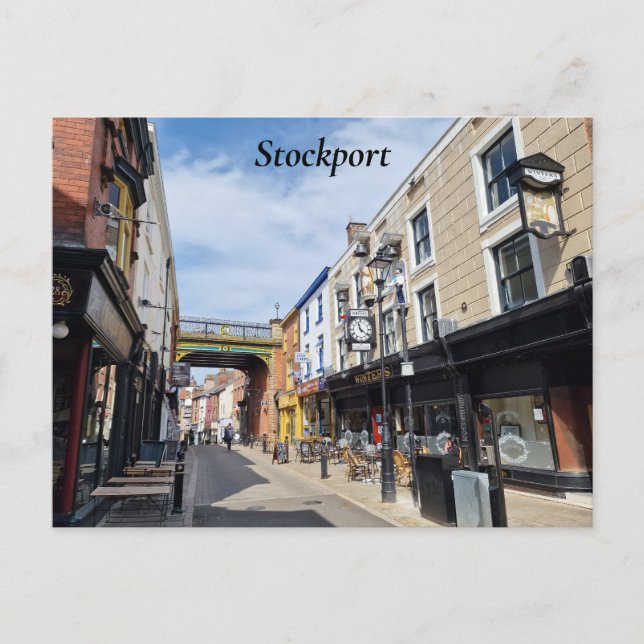 Tarjeta postal de Stockport (Anverso)