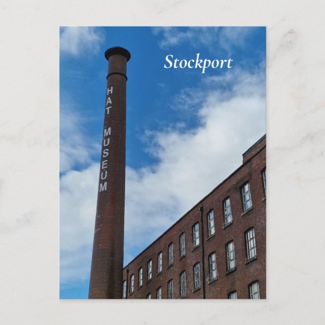 Tarjeta postal de Stockport (Anverso)