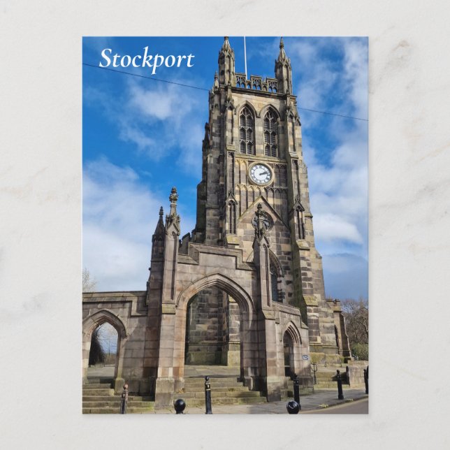 Tarjeta postal de Stockport (Anverso)