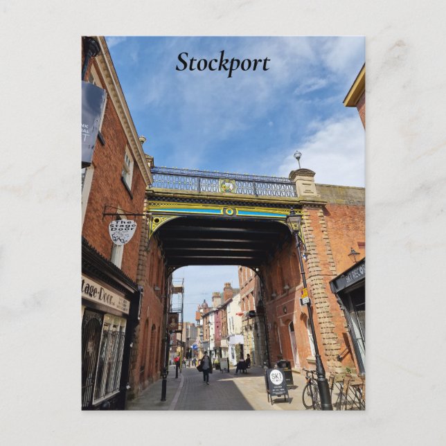Tarjeta postal de Stockport (Anverso)