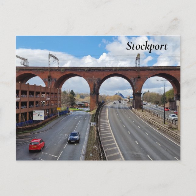 Tarjeta postal de Stockport (Anverso)