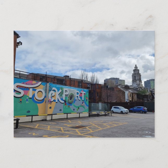 Tarjeta postal de Stockport (Anverso)