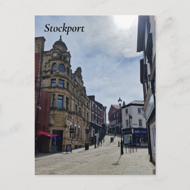 Tarjeta postal de Stockport (Anverso)