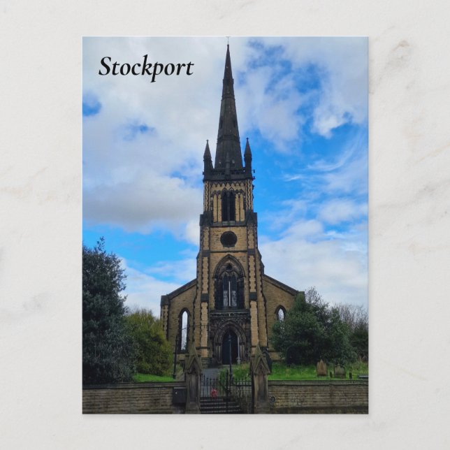 Tarjeta postal de Stockport (Anverso)