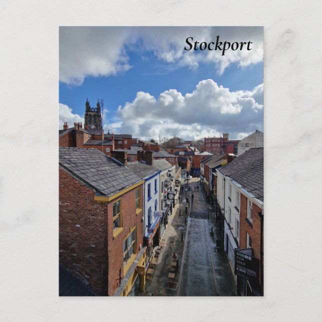 Tarjeta postal de Stockport (Anverso)