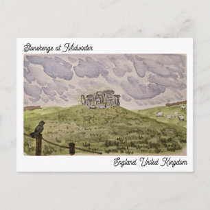 Tarjeta postal de Stonehenge