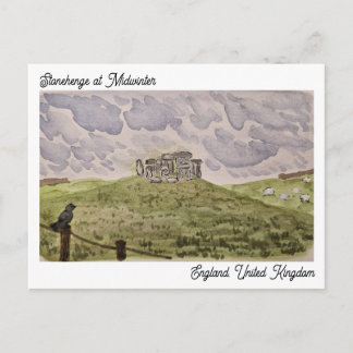 Tarjeta postal de Stonehenge