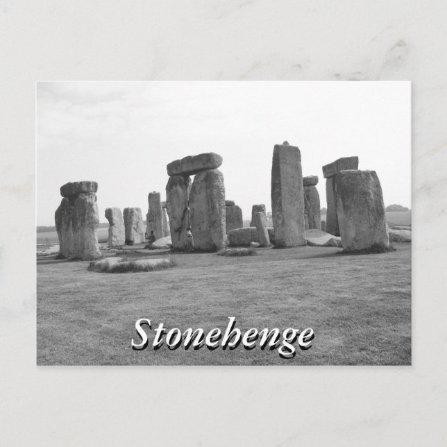 Tarjeta postal de Stonehenge para Reino Unido de c (Anverso)