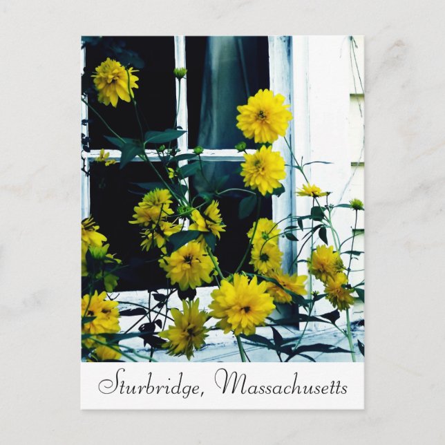 Tarjeta postal de Sturbridge, Massachusetts (Anverso)