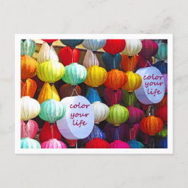 Tarjeta postal de su vida