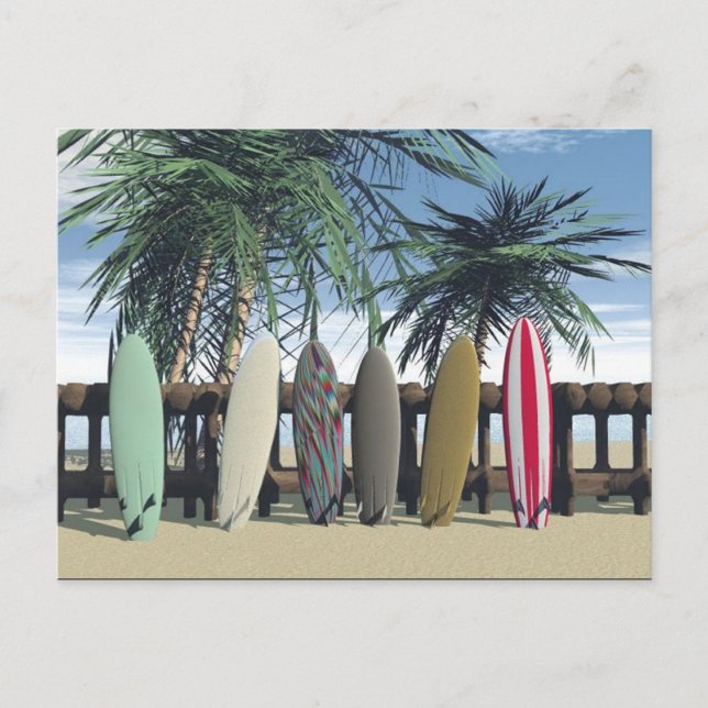 Tarjeta Postal de Surf (Anverso)