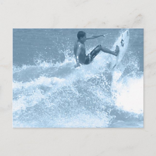 Tarjeta postal de Surfing Tricks (Anverso)