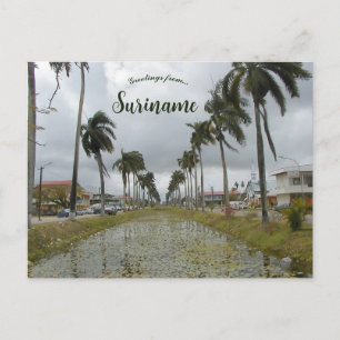Tarjeta postal de Surinam Nieuw Nickerie