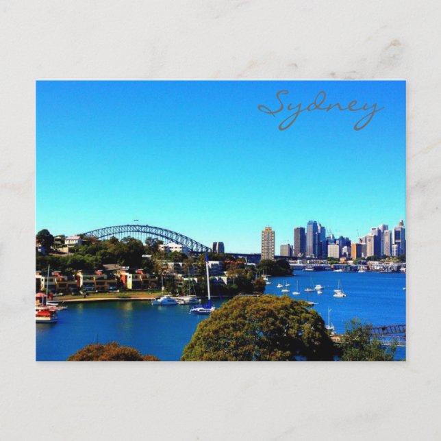 Tarjeta postal de Sydney (Anverso)
