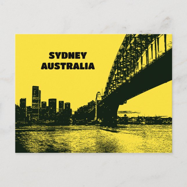 Tarjeta postal de Sydney Australia (Anverso)
