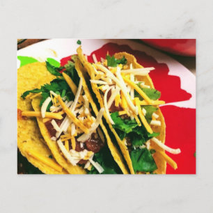 Tarjeta Postal de Tacos