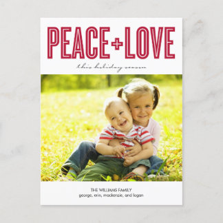 Tarjeta postal de tarjetas fotográficas navideñas