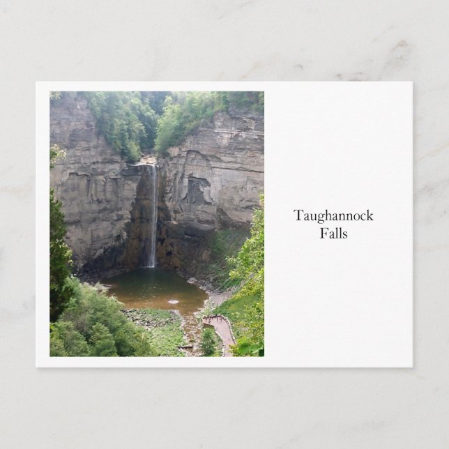 Tarjeta postal de Taughannock Falls 2 (Anverso)