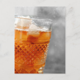 Tarjeta postal de té con hielo