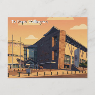 Tarjeta postal de Te Papa Wellington Nueva Zelanda
