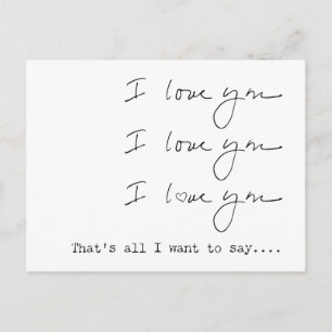 Tarjeta postal de Te Quiero