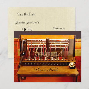 Tarjeta Postal de Teléfono para Cumpleaños 90 Guar