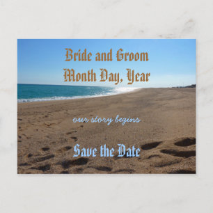 Tarjeta Postal de Tema de Playa para Guardar la Fe