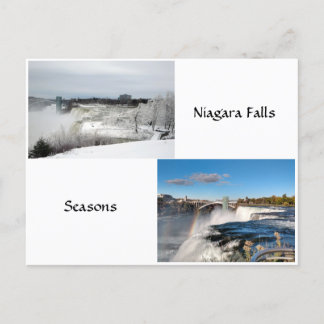 Tarjeta postal de temporada de las cataratas del N