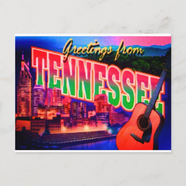 Tarjeta postal de Tennessee (Anverso)