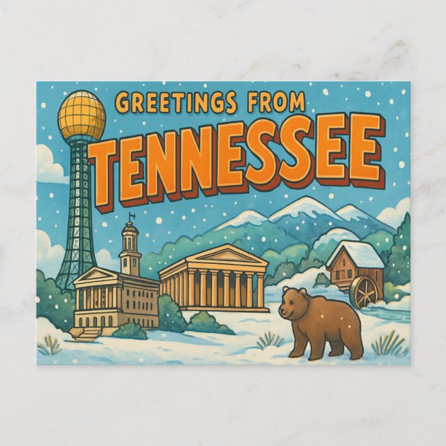 Tarjeta postal de TENNESSEE (Anverso)