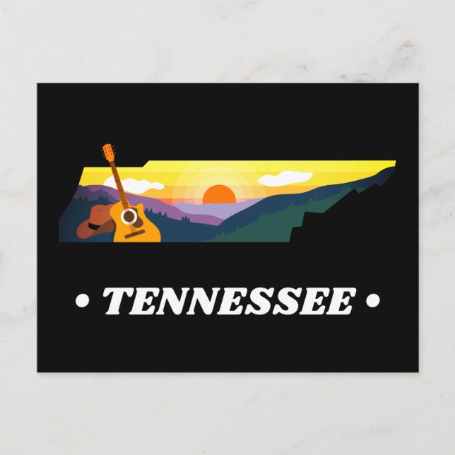 Tarjeta postal de Tennessee (Anverso)