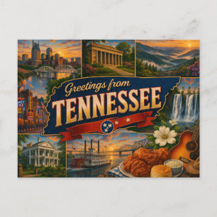 Tarjeta postal de Tennessee