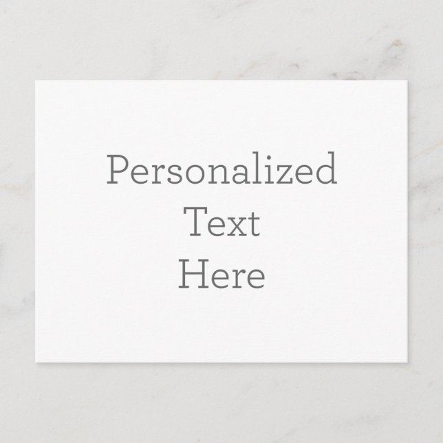 Tarjeta postal de texto personalizado (Anverso)