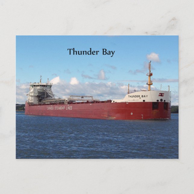 tarjeta postal de Thunder Bay (Anverso)