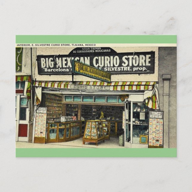 Tarjeta postal de Tijuana México (Anverso)