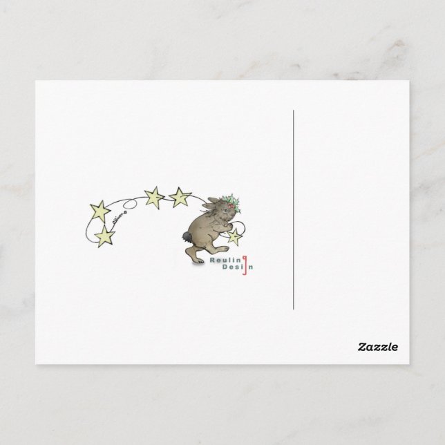 Tarjeta postal de Tinsel Tours (Reverso)