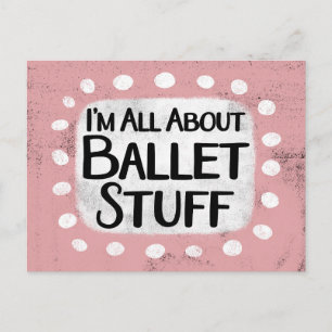 Tarjeta postal de todo sobre ballet