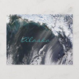 Tarjeta postal de tormenta de polvo de Alaska