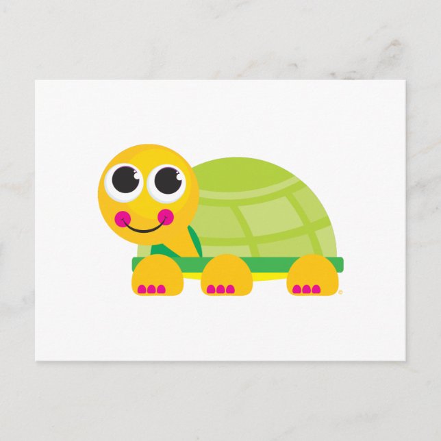 Tarjeta postal de tortuga (Anverso)