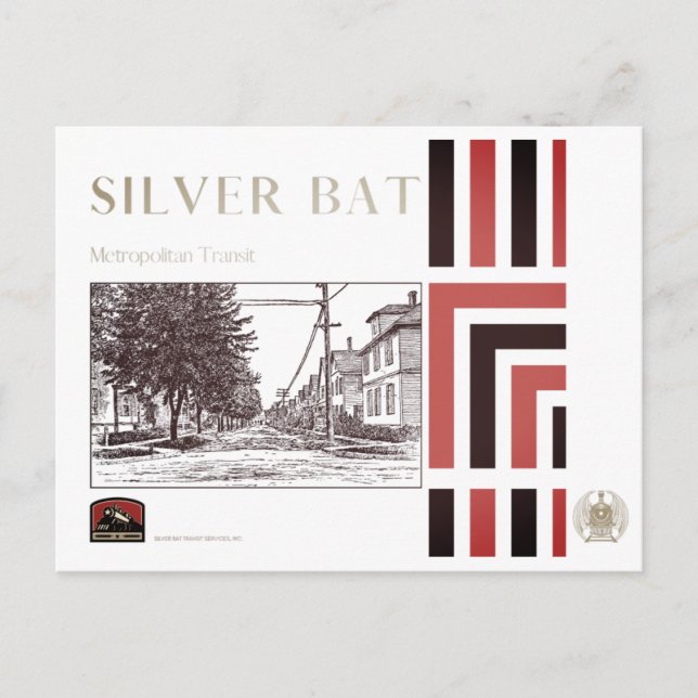 Tarjeta postal de tren de época (Anverso)