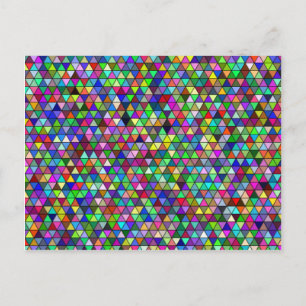 Tarjeta postal de triángulos empaquetados