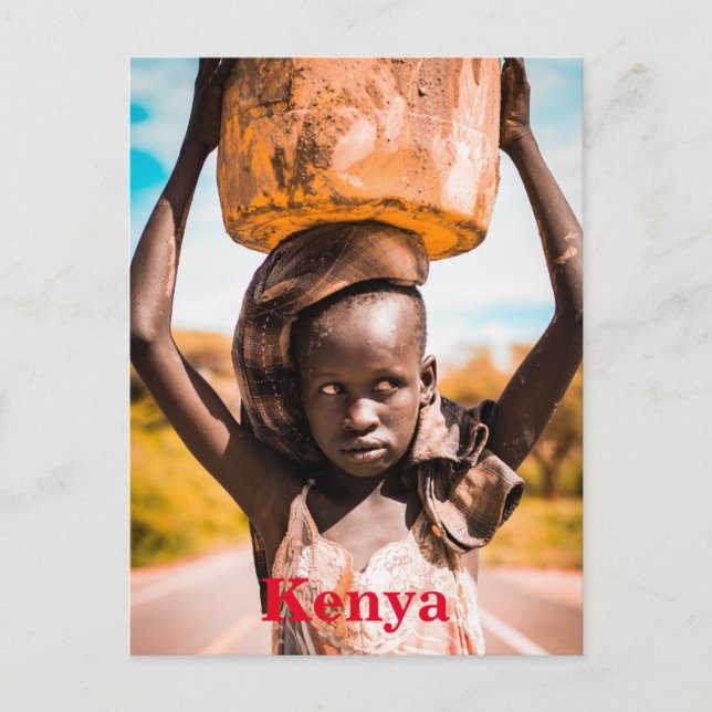 Tarjeta postal de turismo de viajes con bandera de (Anverso)