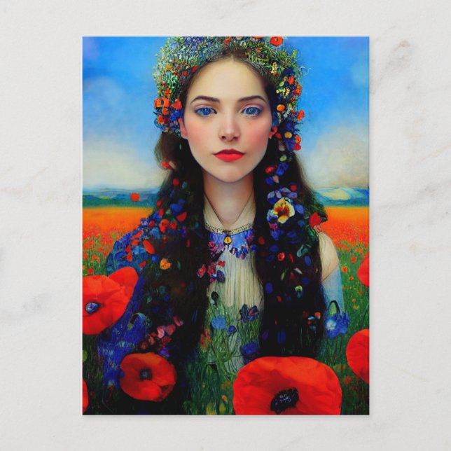 Tarjeta postal de Ucrania (Anverso)