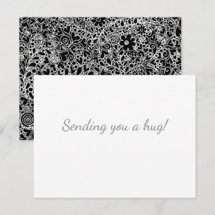 Tarjeta Postal de un Abrazo – Arte en la Parte Tra